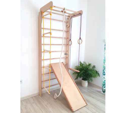 Échelle de gymnastique avec toboggan P320 Échelle de gymnastique avec toboggan P320